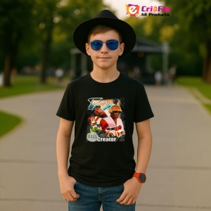 Tricou Tyler, The Creator v1, muzica Hip-Hop / Rap, Dama | Barbat | Copii, Culoare Negru - Img 6
