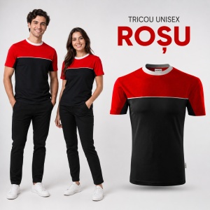 Tricou Unisex Damă și Bărbat Rimeck 109 Colormix, Bicolor, 100% Bumbac, 200 g/m², S–4XL - Img 17