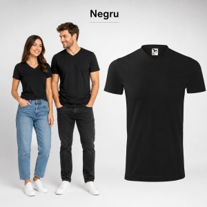 Tricou Unisex Malfini 111 Heavy V-Neck din 100% Bumbac, 200 g/m², Mărimi S–4XL - Img 15