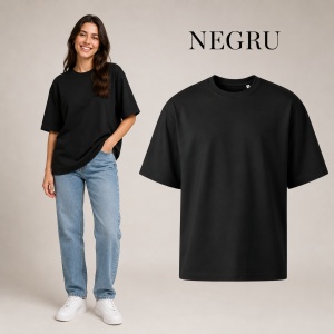 Tricou unisex oversize damă Malfini Stage 812, model larg și lejer, 100% bumbac - Img 11