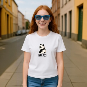 Tricou Ursulet panda Lense, Nu azi - Copii | Dama | Barbat - Img 2