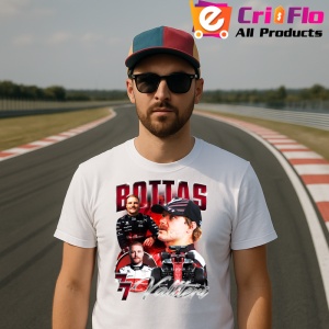 Tricou Valtteri Bottas Portret Masina Echipa Alfa Romeo Formula 1, Copii | Dama | Barbat - Img 4