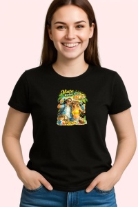 Tricou Viata Incepe La 40 Ani Cuplu Vacanta V1, din bumbac 100%, tricou negru Dama | Barbat