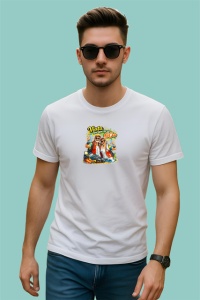 Tricou Viata Incepe La 60 Ani Cuplu Relaxare V3, din bumbac 100% , tricou alb pentru Dama | Barbat