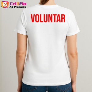 Tricou VOLUNTAR, Personalizat | Unisex Dama si Barbat - Img 3