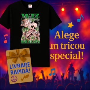 Tricou wiz khalifa jungle, muzica Hip-Hop / Trap, Dama | Barbat | Copii, Culoare Negru - Img 11