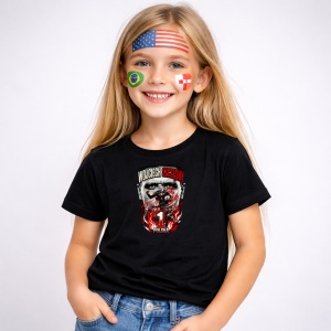 Tricou Wojciech Szczesny Poland World Cup Fifa 2026, din bumbac 100%, tricou negru, Copii | Dama | Barbat