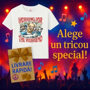 Tricou Working for the Weekend - Cartoon, muzica Hip-Hop / Trap, Dama | Barbat | Copii - Img 11