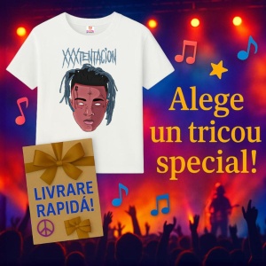 Tricou xxxtentacion desen digital, muzica Hip-Hop / Alternative Rap, Dama | Barbat | Copii - Img 7