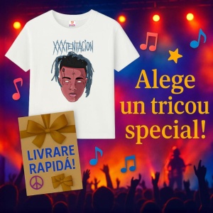 Tricou xxxtentacion desen digital, muzica Hip-Hop / Alternative Rap, Dama | Barbat | Copii - Img 11
