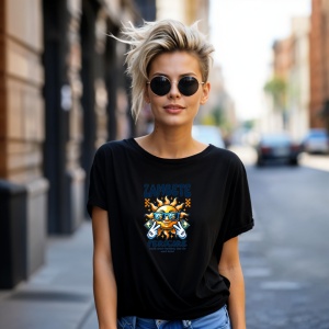 Tricou Zambeste Fii Fericit Negru, Smiles Happiness Negru, Copii | Dama | Barbat - Img 11