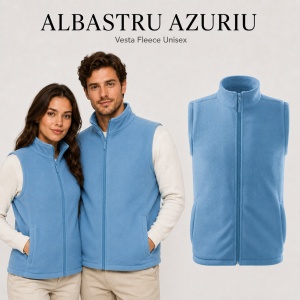 Vestă Polar Fleece Unisex Damă Bărbat Călduroasă cu Fermoar Malfini Next 518 - Img 12