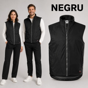 Vestă Unisex Bărbat Damă tip Jachetă fără Mâneci, Călduroasă cu Fleece și Fermoar – Body Warmer 509 - Img 15