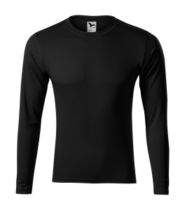 Bluza cu maneca lunga unisex de culoare negru