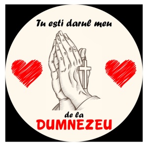 Breloc personalizat Tu esti darul meu de la Dumnezeu - Img 3