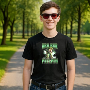 Brr Brr Patapim Green 2 ** Tricou Tralalero Tralala Copii | Dama | Barbat - Img 10