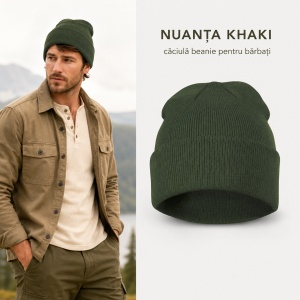 Căciulă Bărbați Unisex tip Beanie, Călduroasă, Tricotată și Modernă – 315 - Img 16
