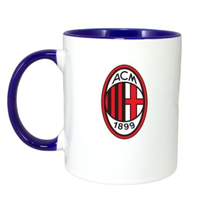 Cana AC Milan Italia , cu logoul stema echipei, Cadoul Perfect - Img 4