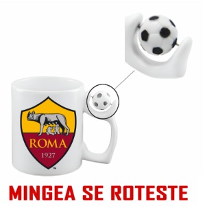 Cana antistres personalizată cu AS ROMA- Italia - Img 2