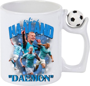 Cana Antistres Personalizată cu Fotbalistul Erling Haland - Cadoul Perfect pentru Pasionații de Fotbal!