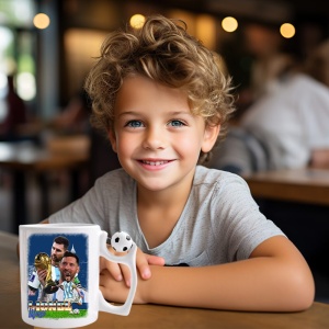 Cana antistres personalizata cu Messi - Img 2