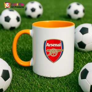 Cana Arsenal FC Anglia , cu logoul stema echipei, Cadoul Perfect - Img 43