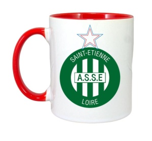 Cana AS Saint-etienne Franta , cu logoul stema echipei, Cadoul Perfect - Img 8