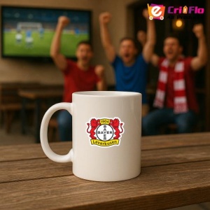 Cana Bayer Leverkusen Germania , cu logoul stema echipei, Cadoul Perfect - Img 18