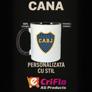 Cana Boca Juniors Argentina , cu logoul stema echipei, Cadoul Perfect - Img 35