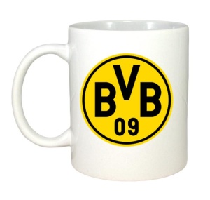 Cana Borussia Dortmund Germania , cu logoul stema echipei, Cadoul Perfect - Img 2