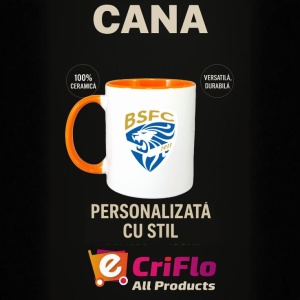 Cana Brescia calcio Italia , cu logoul stema echipei, Cadoul Perfect - Img 40