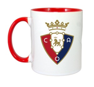 Cana CA Osasuna Spania , cu logoul stema echipei, Cadoul Perfect - Img 8
