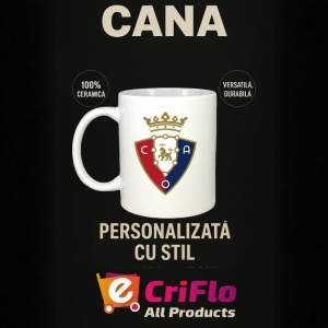 Cana CA Osasuna Spania , cu logoul stema echipei, Cadoul Perfect - Img 15