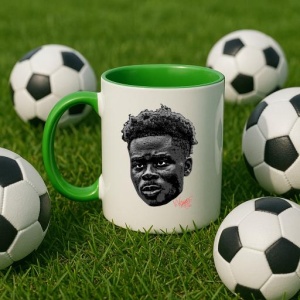 Cana cu fotbalistul Bukayo Saka-Arsenal FC - Img 19