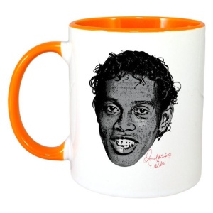Cana cu fotbalistul Ronaldinho Gaucho Brazil - Img 2