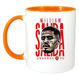 Cana cu fotbalistul William Alain Andr Gabriel Saliba-Arsenal FC - Img 8