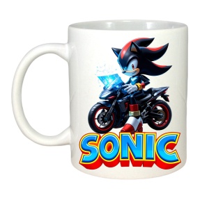 Cana cu Sonic Shadow pe motocicleta - Viteza Intunecata - Img 2