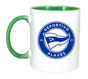 Cana Deportivo Alaves Spania , cu logoul stema echipei, Cadoul Perfect - Img 3