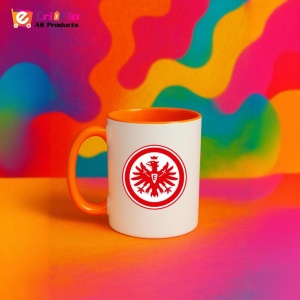 Cana Eintracht Frankfurt Germania , cu logoul stema echipei, Cadoul Perfect - Img 42