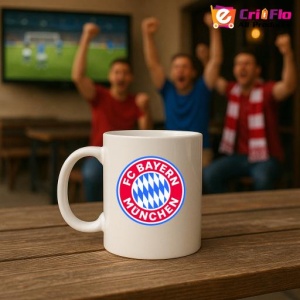 Cana FC Bayern München Germania , cu logoul stema echipei, Cadoul Perfect - Img 18