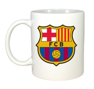 Cana FCB Spania , cu logoul stema echipei, Cadoul Perfect - Img 2