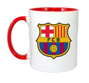 Cana FCB Spania , cu logoul stema echipei, Cadoul Perfect - Img 8