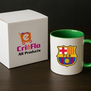 Cana FCB Spania , cu logoul stema echipei, Cadoul Perfect - Img 19