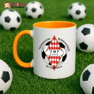 Cana Federation monegasque de football Monaco , cu logoul stema echipei, Cadoul Perfect - Img 43