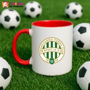 Cana Ferencvaros TC Ungaria , cu logoul stema echipei, Cadoul Perfect - Img 46