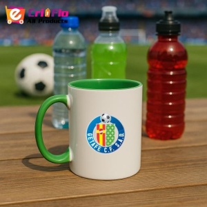 Cana Getafe logo Spania , cu logoul stema echipei, Cadoul Perfect - Img 21