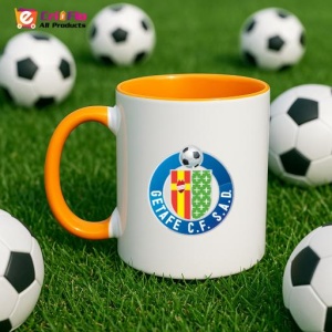 Cana Getafe logo Spania , cu logoul stema echipei, Cadoul Perfect - Img 43