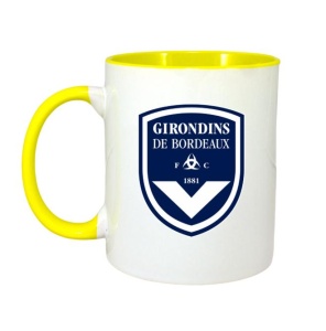 Cana Girondins de Bordeaux Franta , cu logoul stema echipei, Cadoul Perfect - Img 5