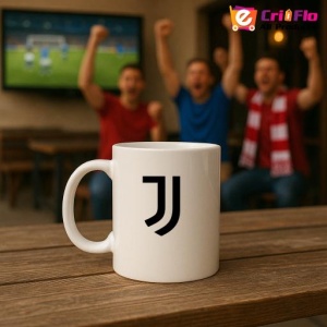 Cana Juventus FC Italia , cu logoul stema echipei, Cadoul Perfect - Img 18