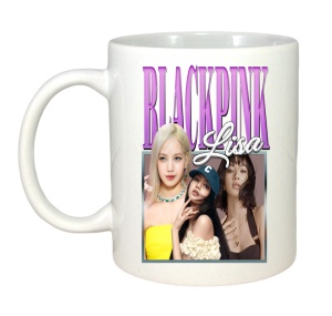 Cana K-POP cu formatia trupa KPOP BLACK PINK LISA 600 - Img 2